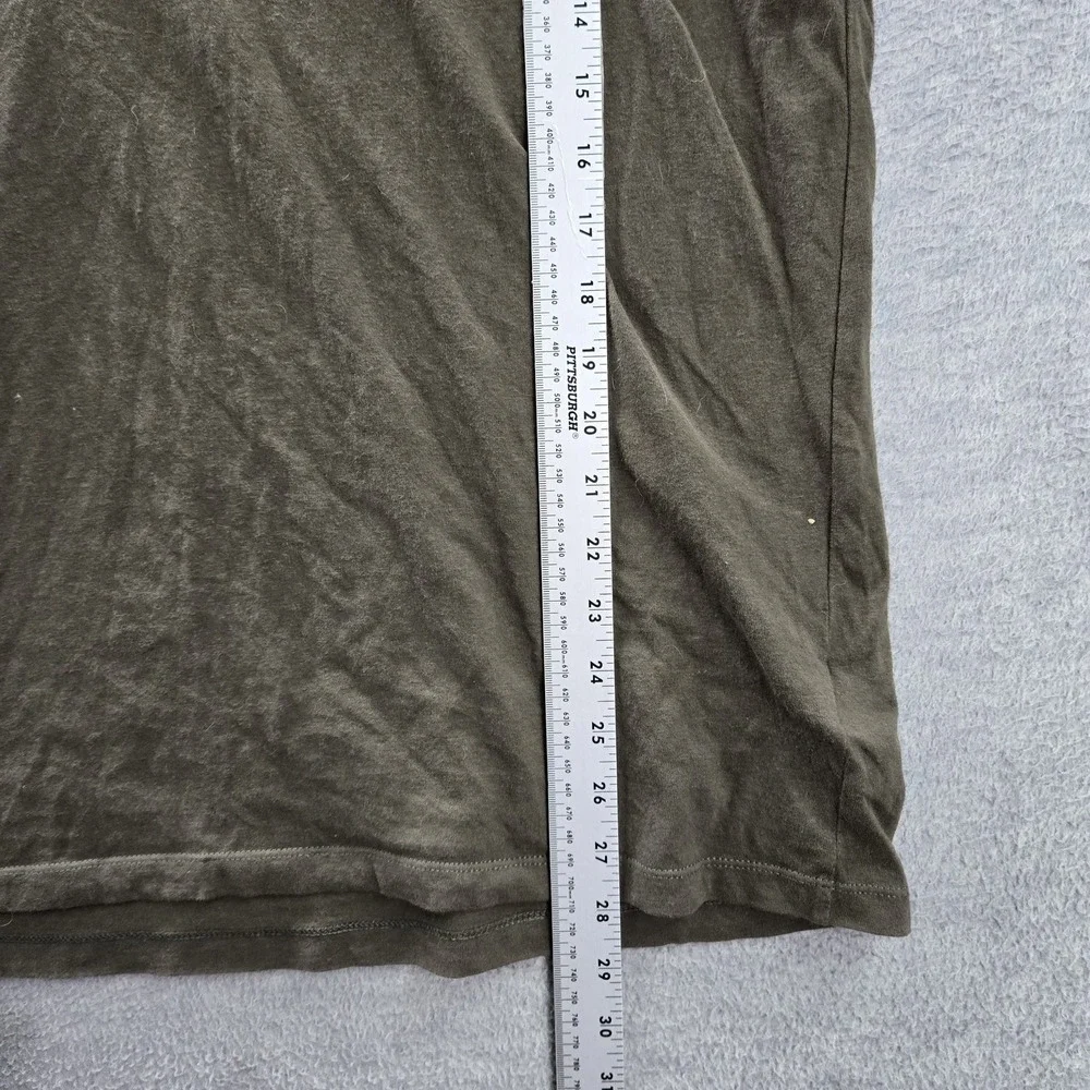 The North Face Men Shirt L Green‎ Graphic Print Nature Logo Short Sleeve